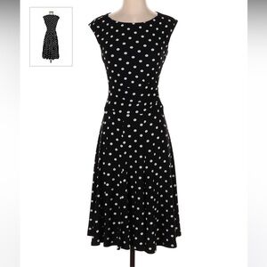 Ralph Lauren black polka dot dress *WITHOUT BELT*